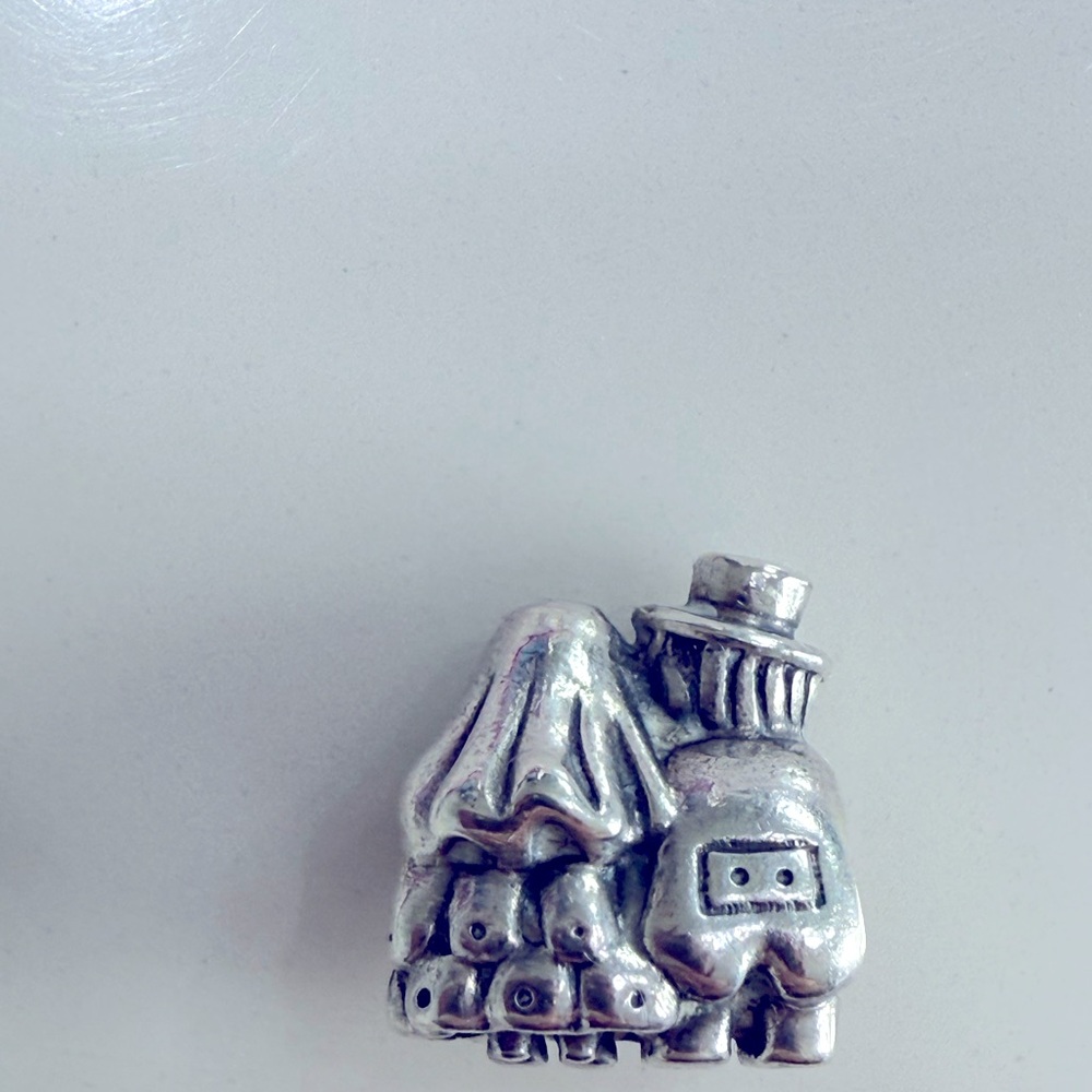 Pandora Mr. + Mrs. Charm 791116 Sterling Silver ALE 925 Retired - Picture 2 of 3